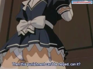 Maids doing reged film training for the new staff hentai