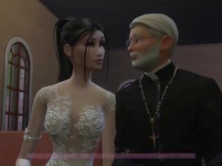 &lbrack;trailer&rsqb; bruid genieten de laatste dagen voor krijgen married&period; x nominale klem met de priest voor de ceremony - ondeugend betrayal
